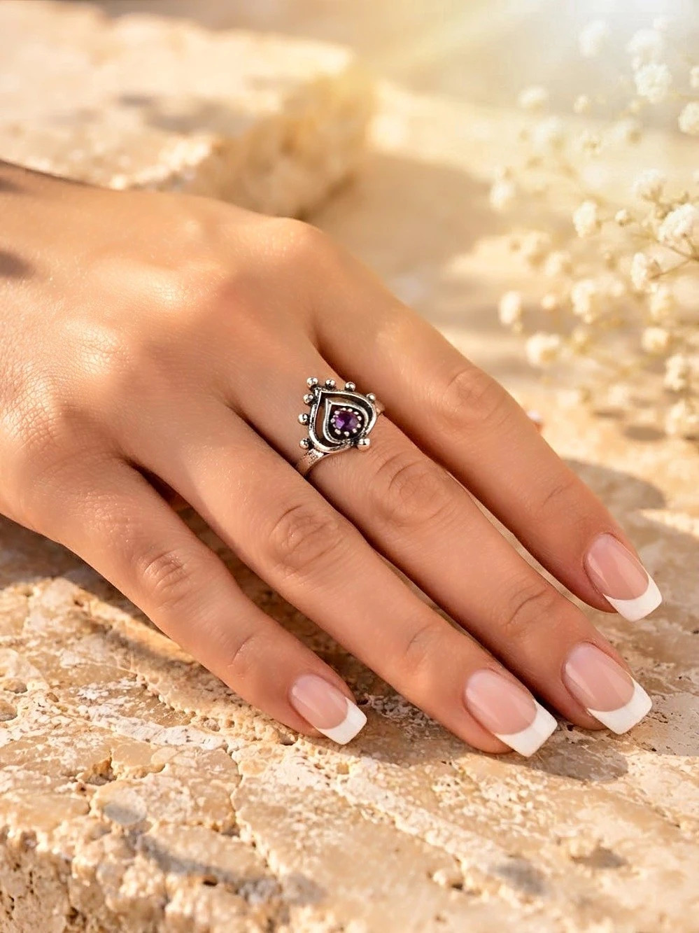Purple Stone Ring